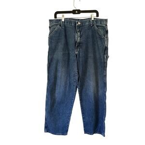 Wrangler Carpenter Jeans Relaxed with Utility Style 100% Cotton 38x30